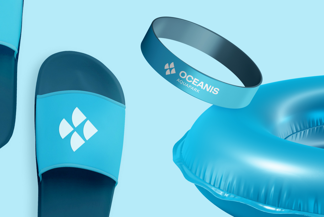Разработка фирменного стиля бренда торгового центра Oceanis