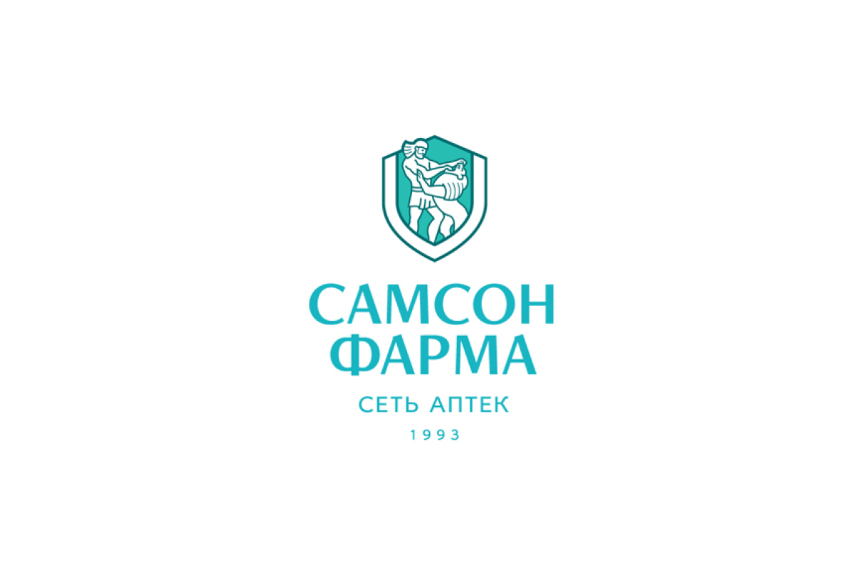 Создание фирменного логотипа бренда аптек «Самсон Фарма»