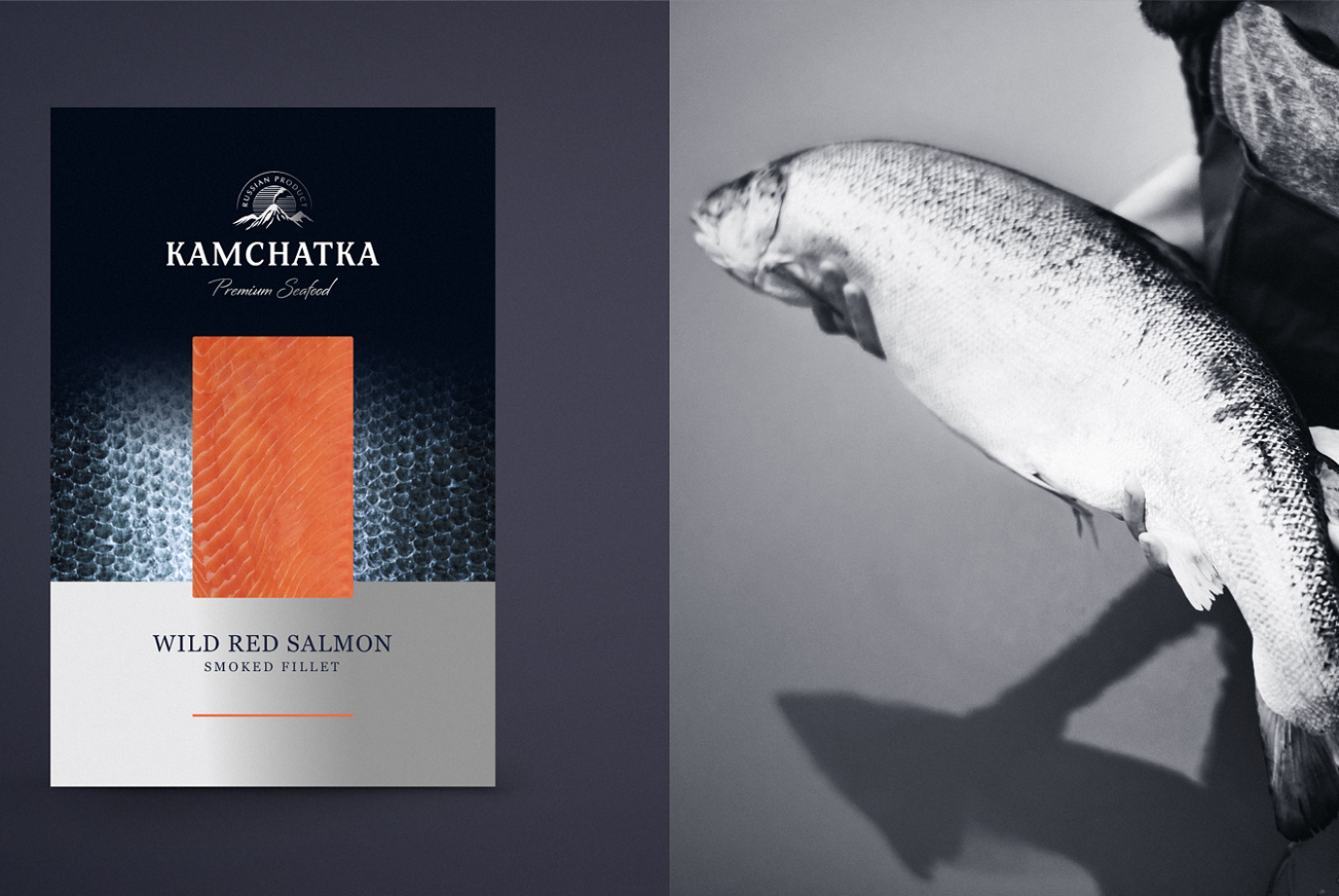 Разработка фирменного стиля бренда KAMCHATKA Premium Seafood