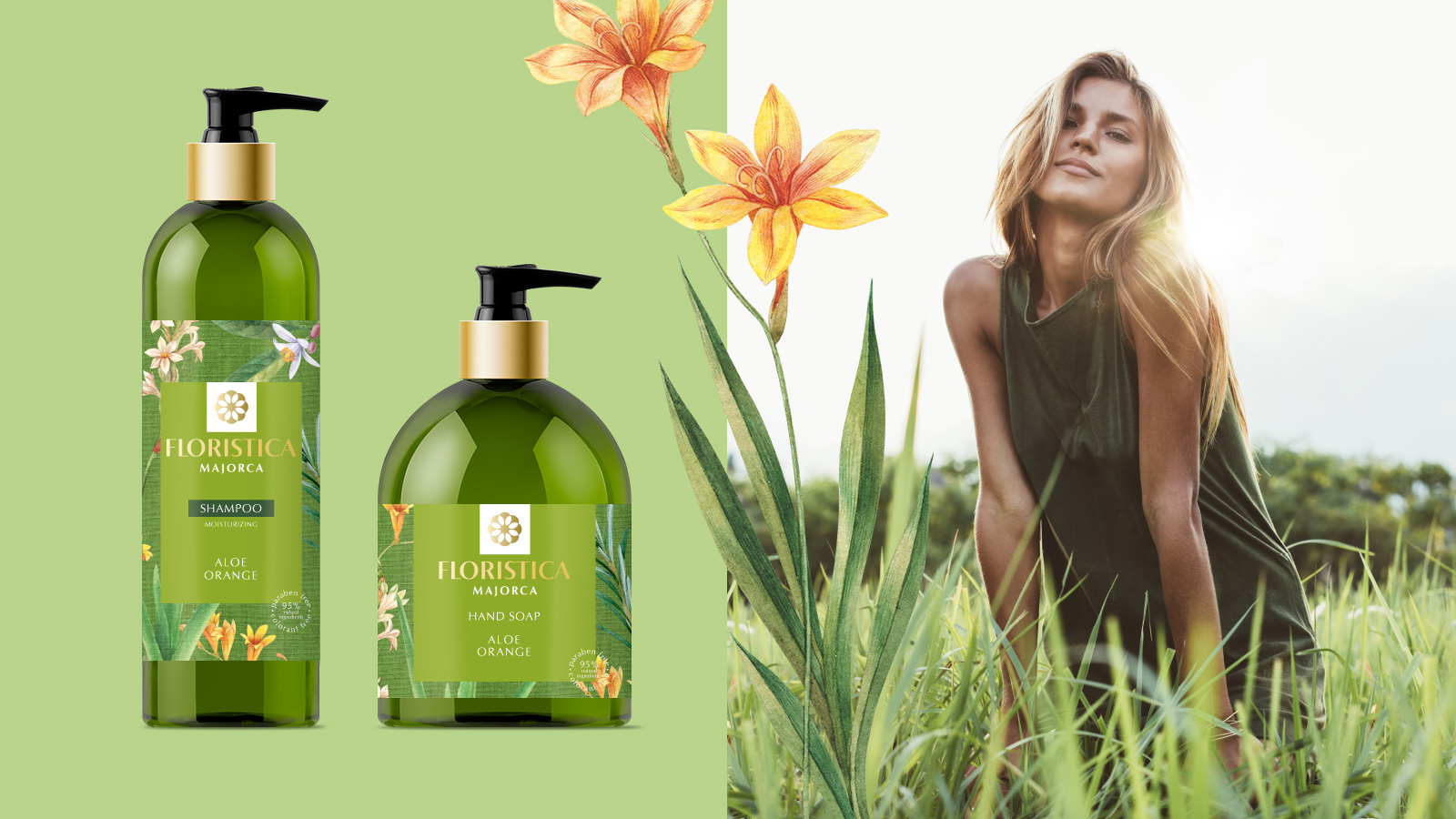Дизайн этикетки косметики Floristica