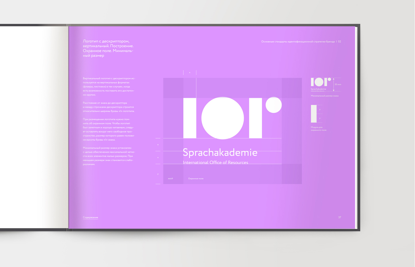 Создание брендбука школы IOR