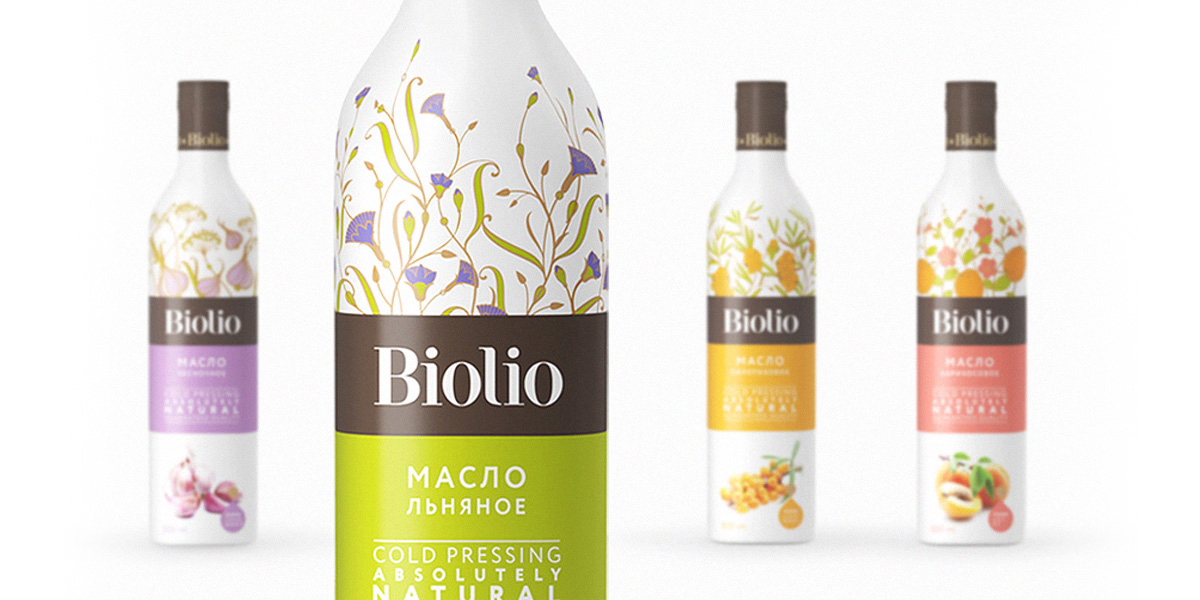 Biolio нейминг, дизайн логотипа и дизайн упаковки 