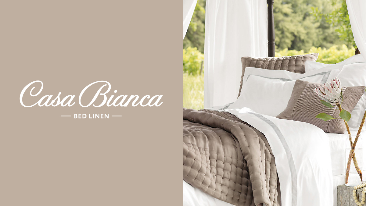 Брендинговое агентство Brandexpert «Остров Свободы» разработало бренд постельного белья Casa Bianca: нейминг, дизайн логотипа, фирменный стиль, дизайн упаковки