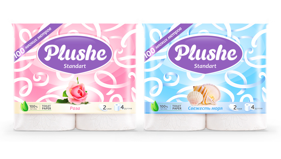 Дизайн упаковки продукции Plushe