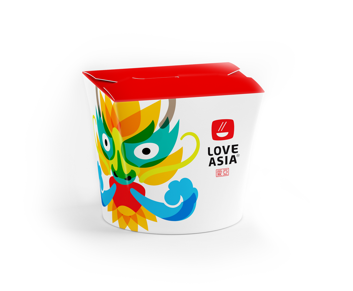 Дизайн логотипа и фирменный стиль бренда Love Asia