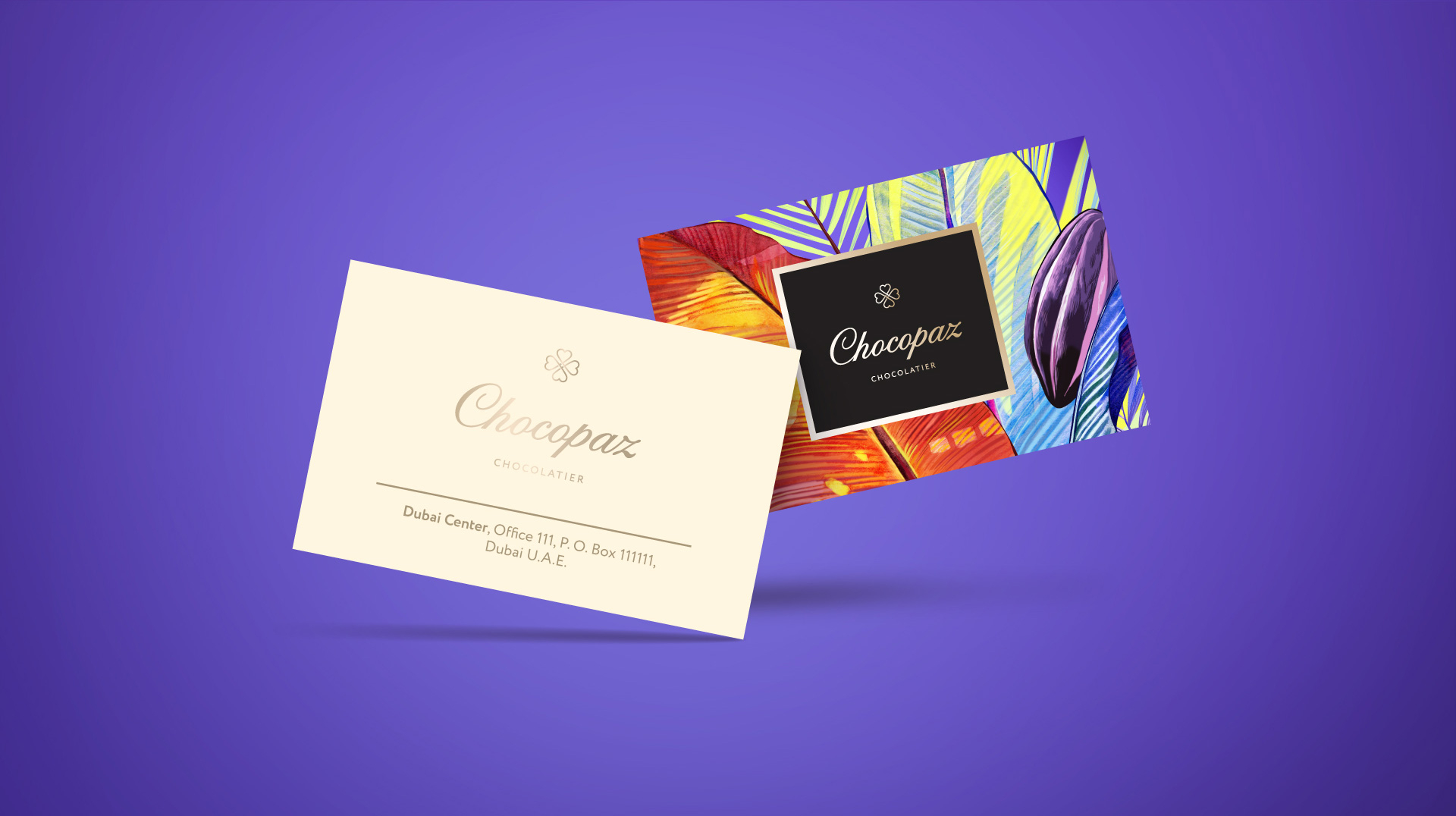Дизайн визиток Chocopaz