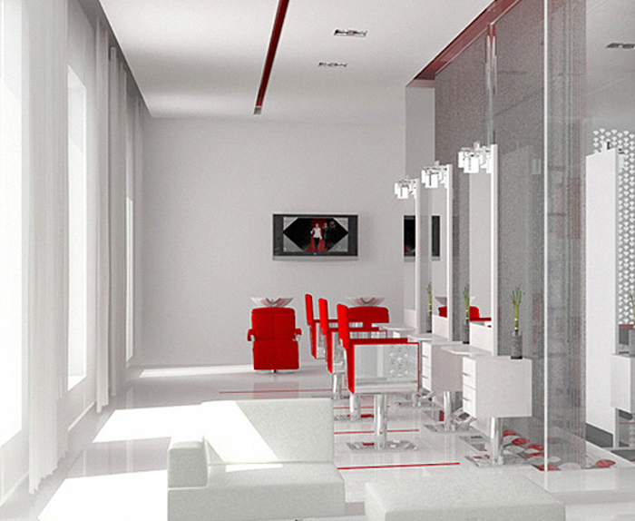 Beauty salon interior