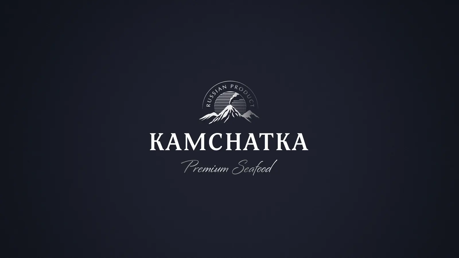 Дизайн логотипа морепродуктов Камчатка
