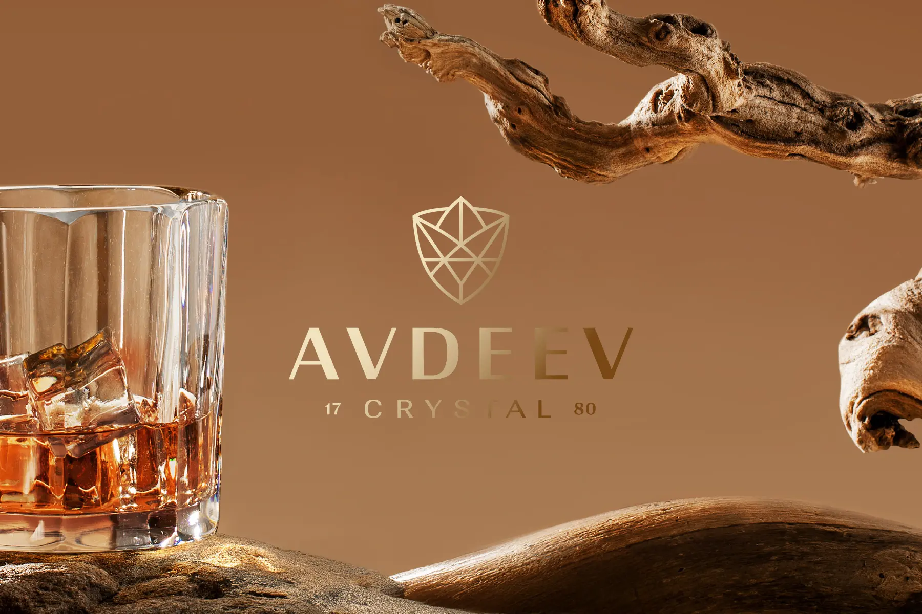 Фирменный стиль бренда премиального хрусталя AVDEEV CRYSTAL