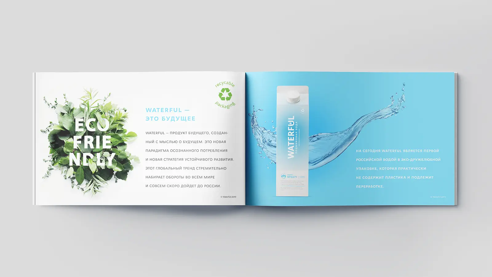 Разработка названия воды Waterful