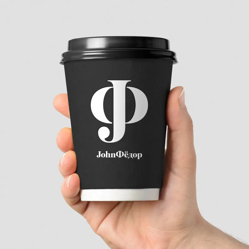 Фирменный стиль кафе JohnФёдор