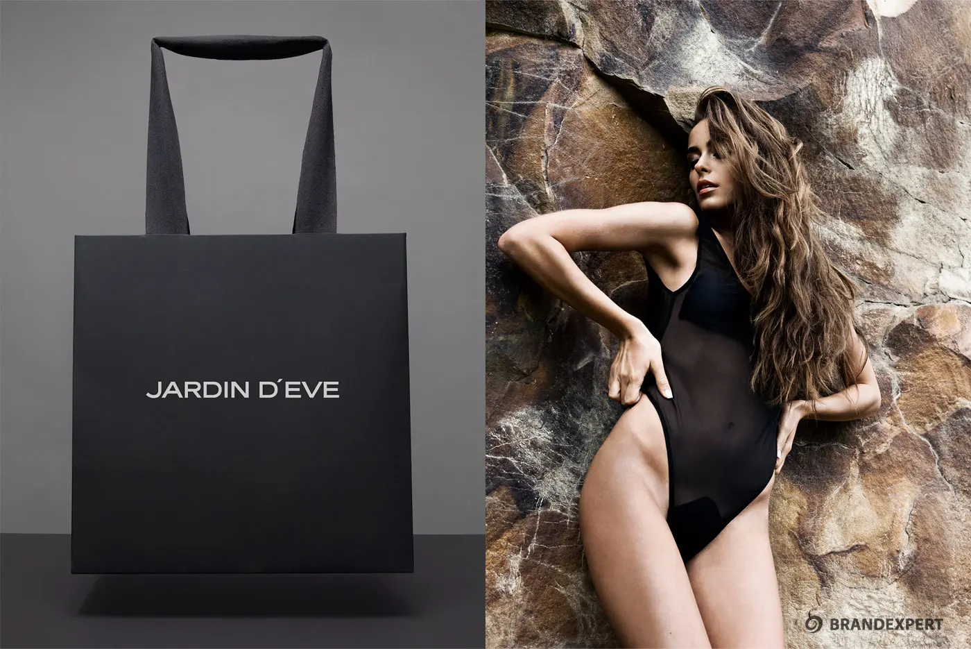 Дизайн фирменных пакетов Jardin d’Eve