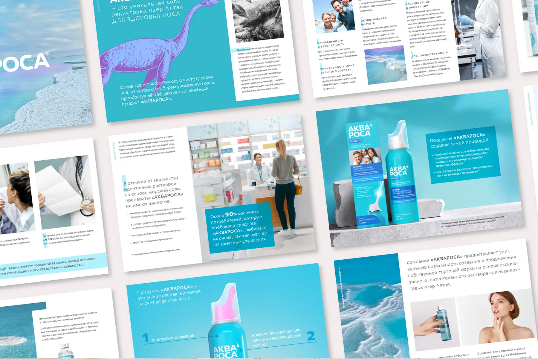 Фотосъёмка назальных средств для носа АКВАРОСА