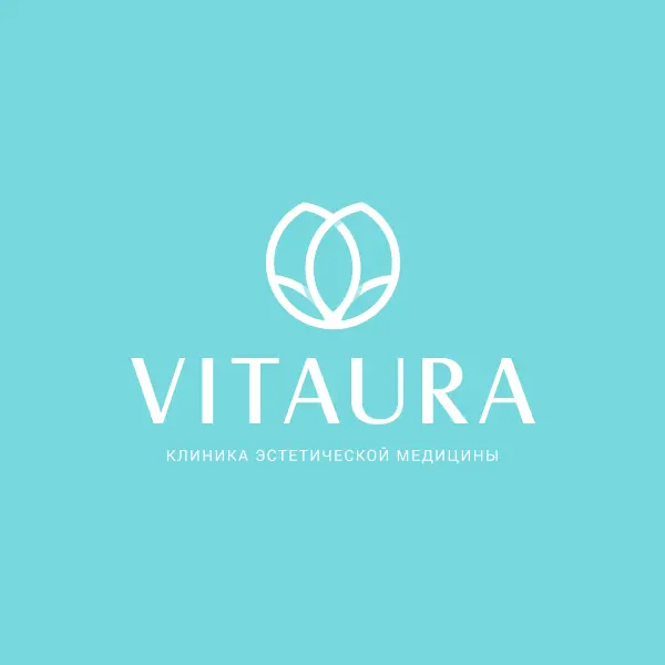 Разработка логотипа клиники Vitaura