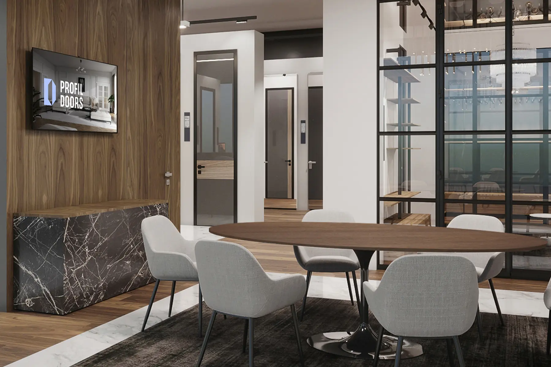 Дизайн интерьера производителя дверей PROFILDOORS