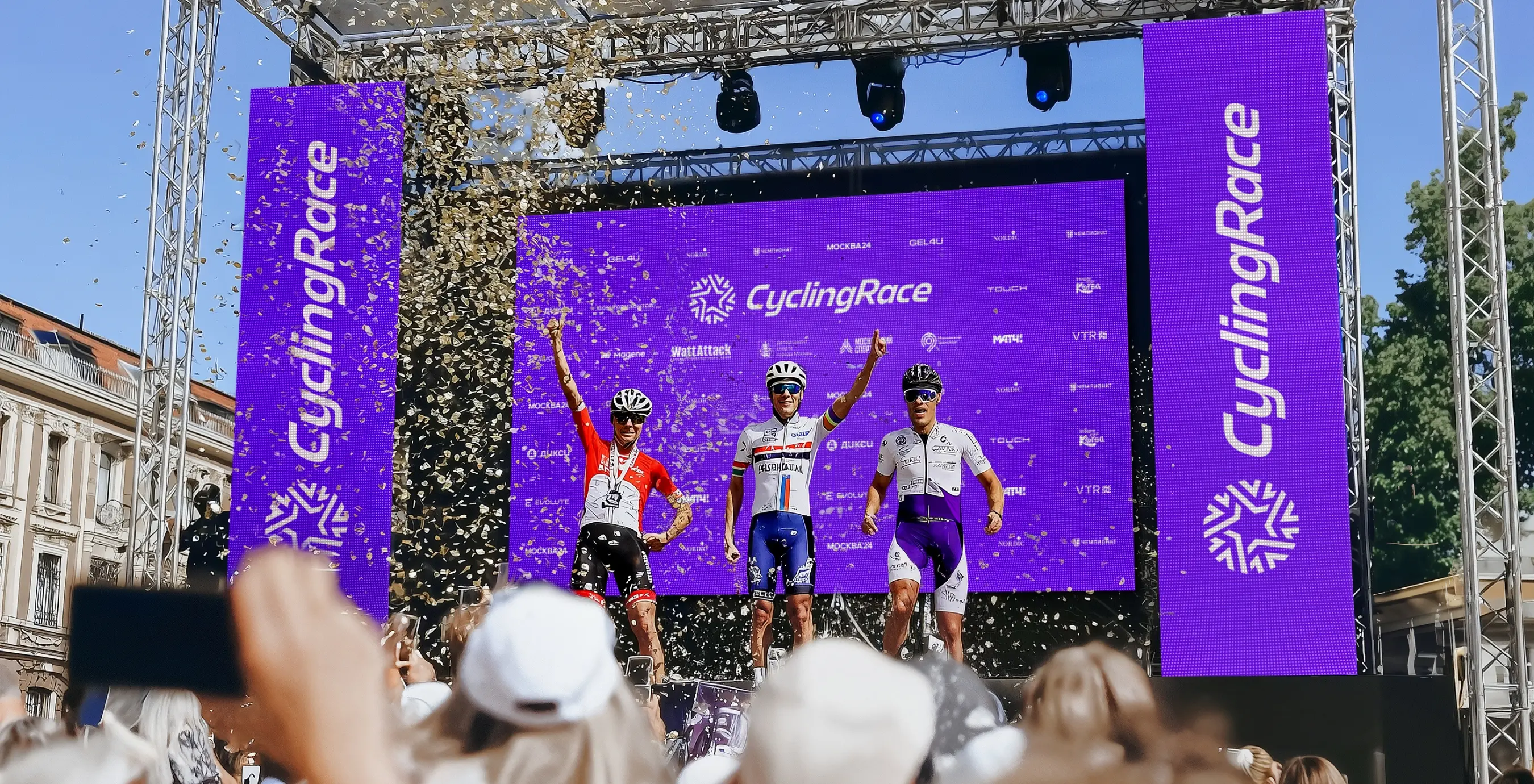 Дизайн нестационарных конструкций велофестиваля Cycling Race