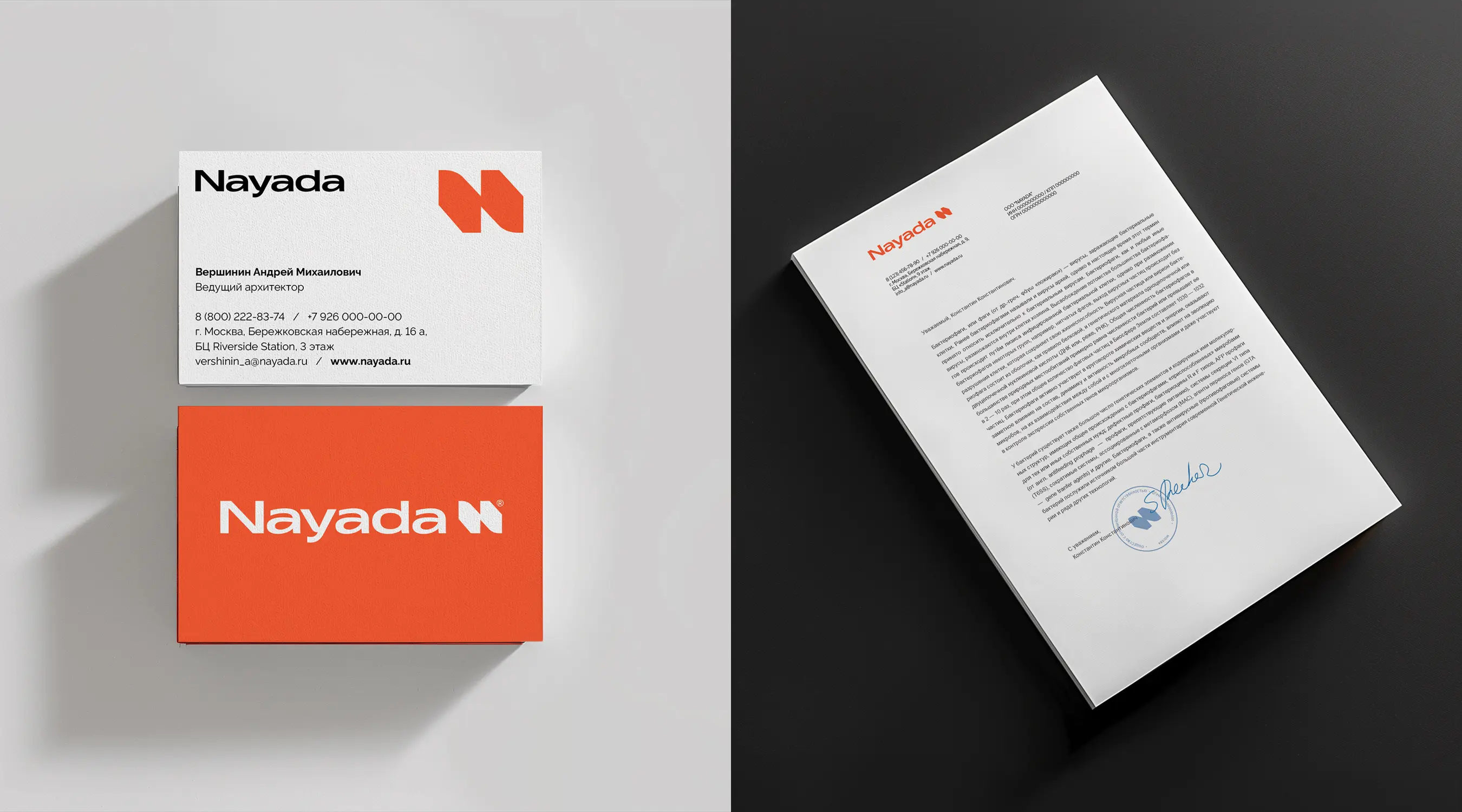 Разработка фирменного стиля для компании Nayada