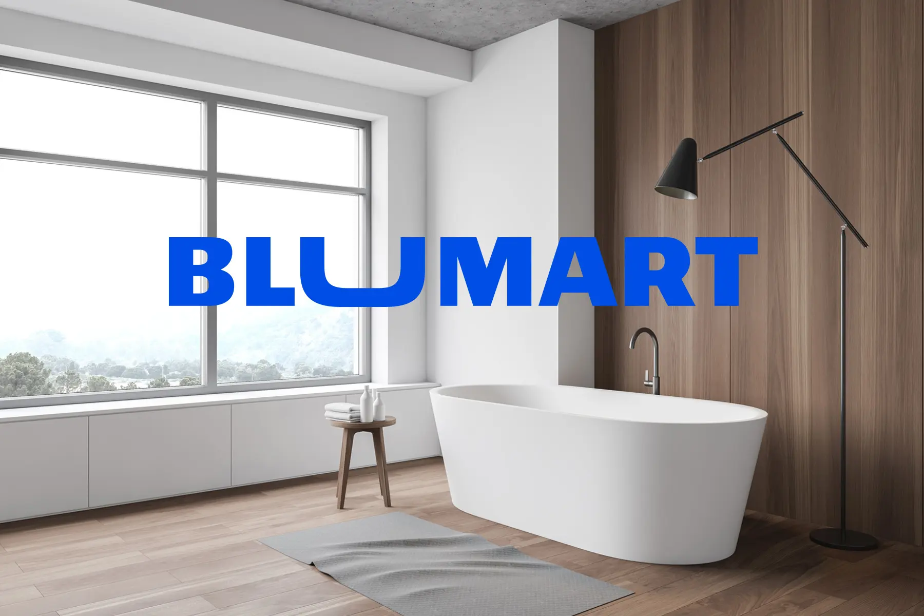 Разработка названия для магазина сантехники BLUMART