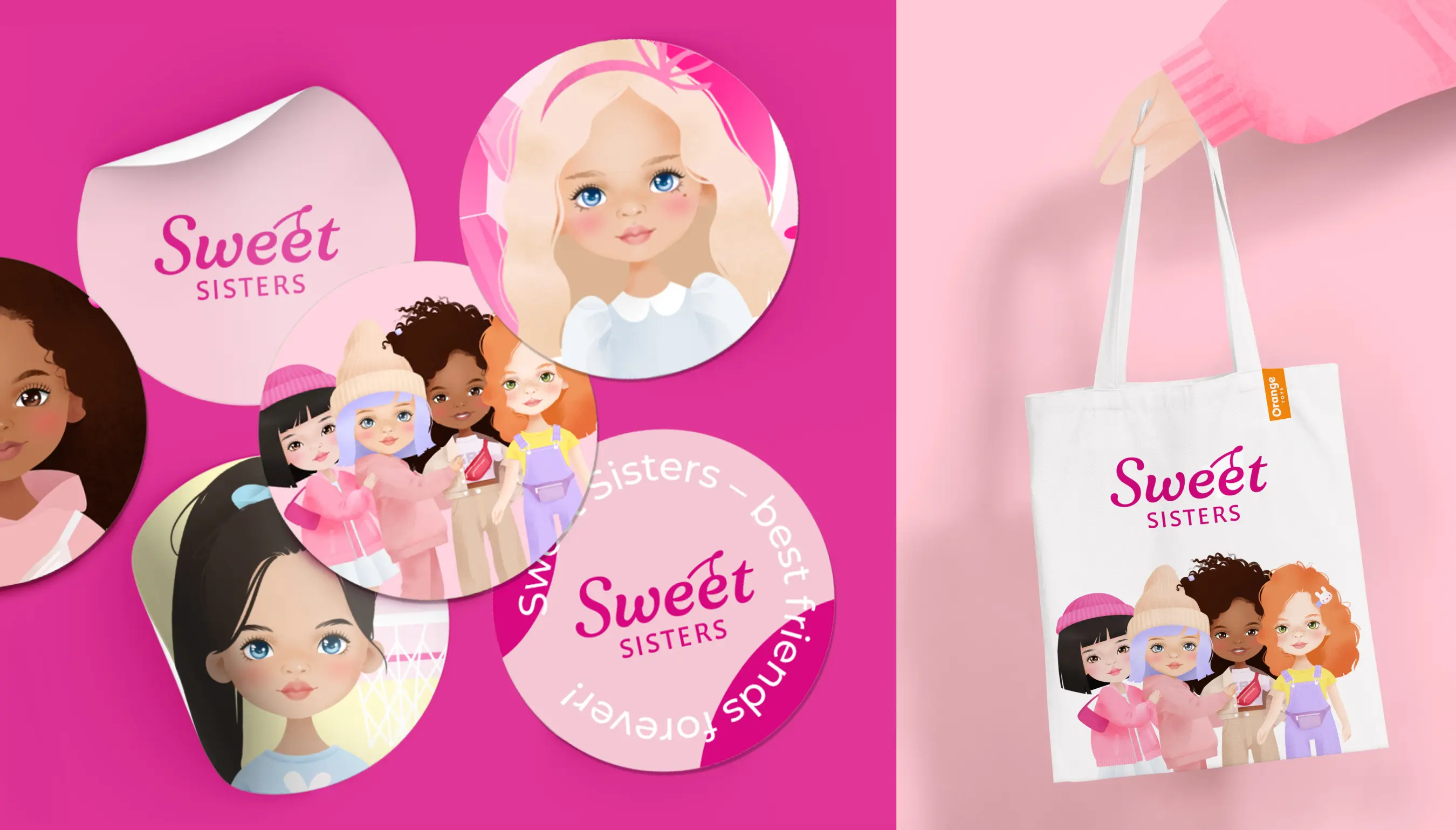 Фирменный стиль Sweet Sisters