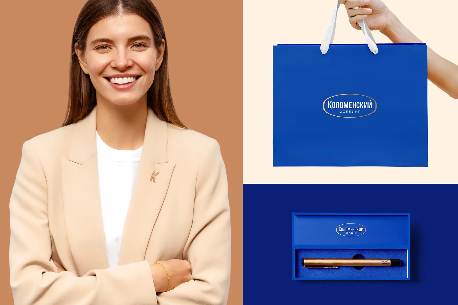 Разработка фирменного стиля агрохолдинга КОЛОМЕНСКИЙ