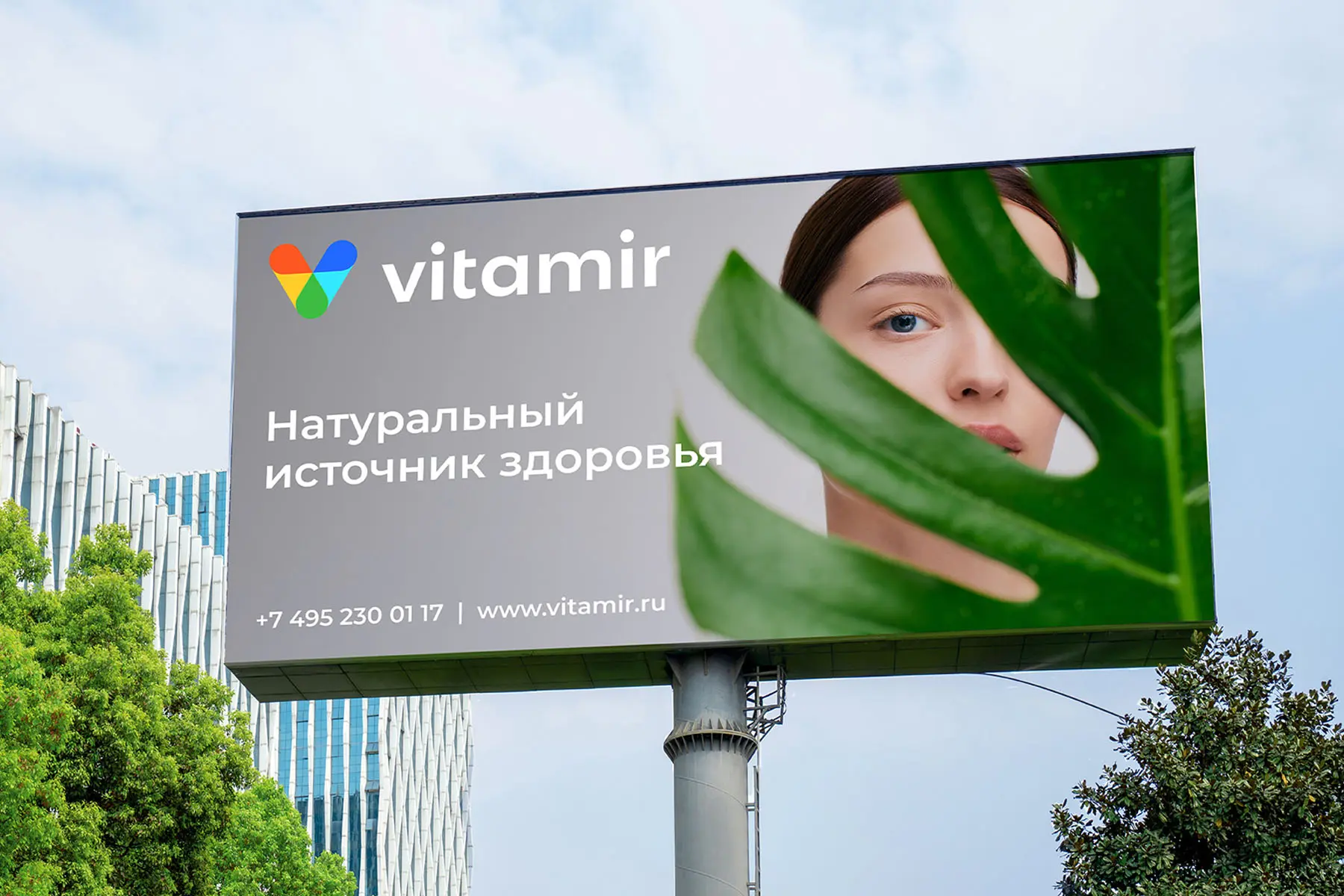 Дизайн рекламы витаминов VITAMIR