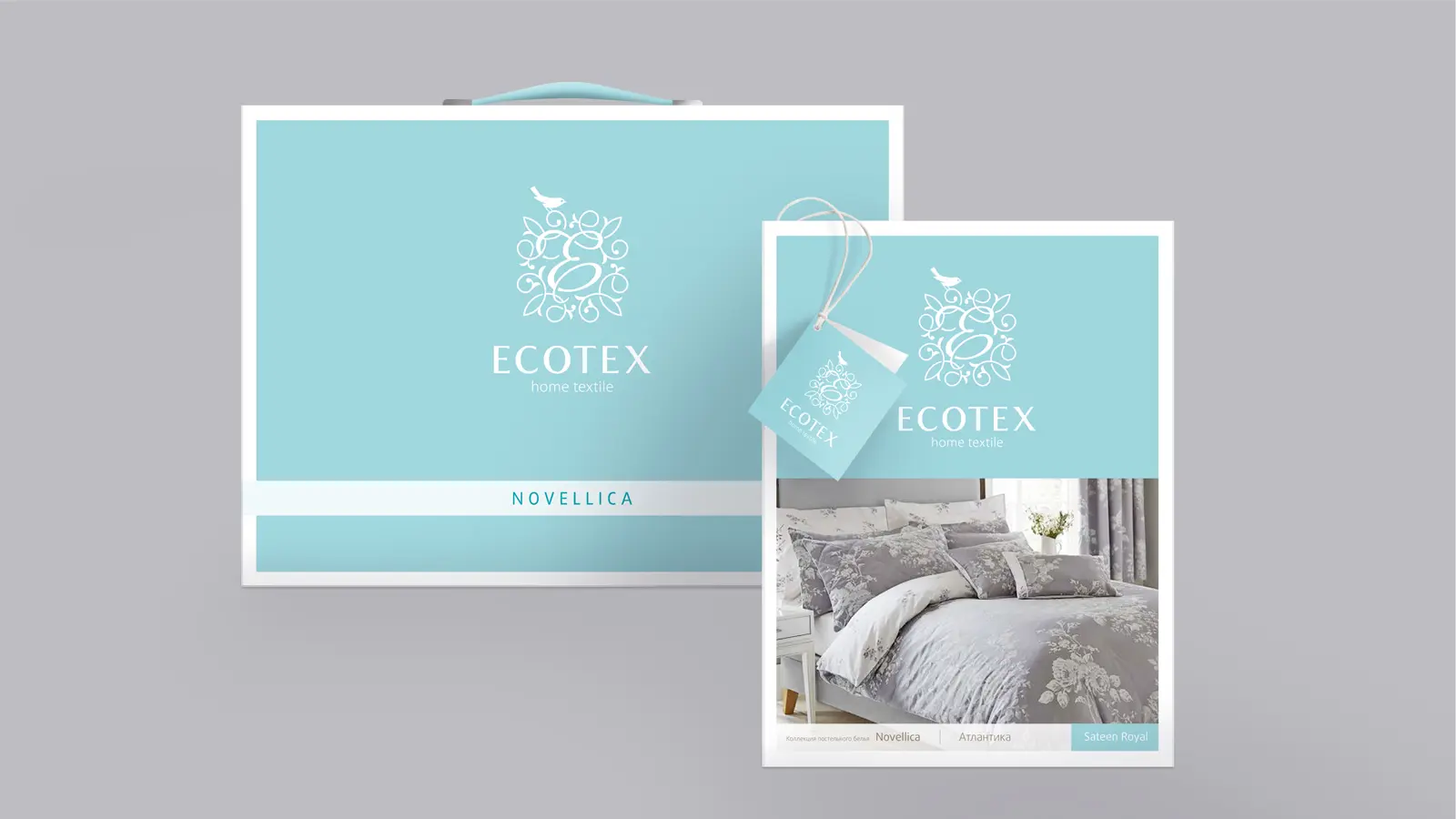 Дизайн этикетки постельного белья Ecotex
